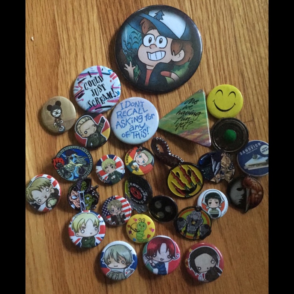 Buttons and Pins!